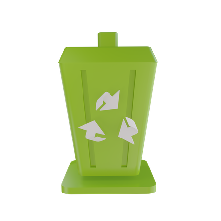 Trash Can  3D Icon