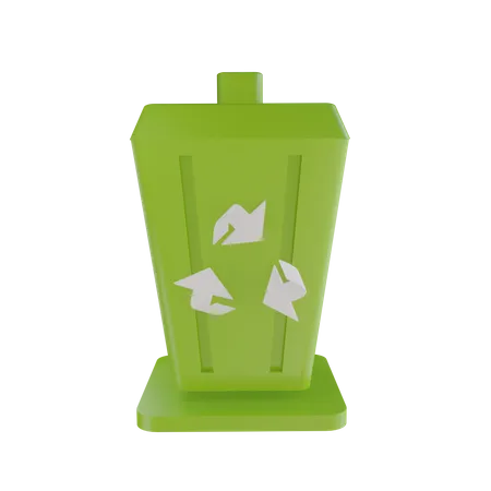 Trash Can  3D Icon