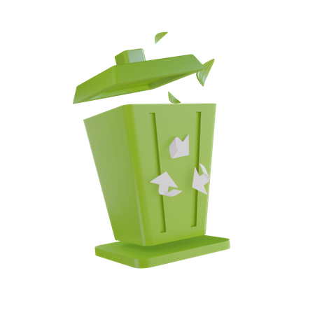 Trash Can  3D Icon