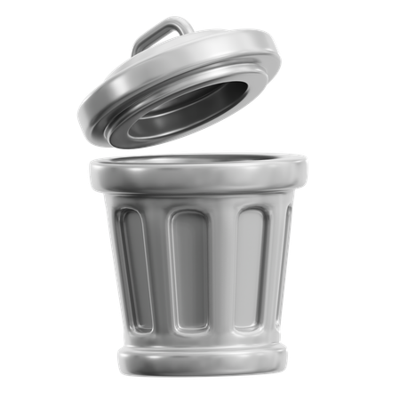 Trash Can  3D Icon
