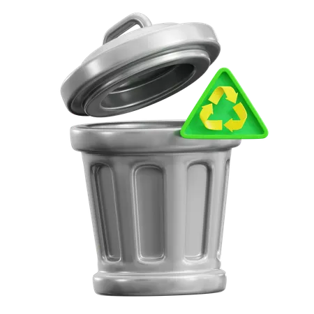 Trash Can  3D Icon