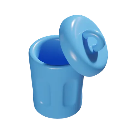 Trash Can  3D Icon