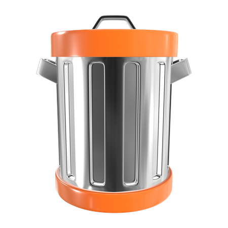 Trash Can  3D Icon