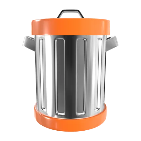 Trash Can  3D Icon