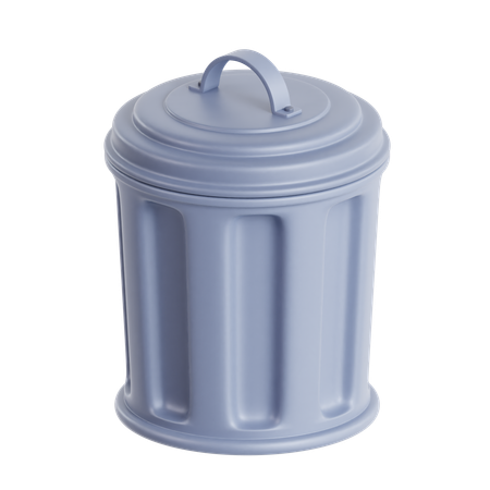 Trash Can  3D Icon