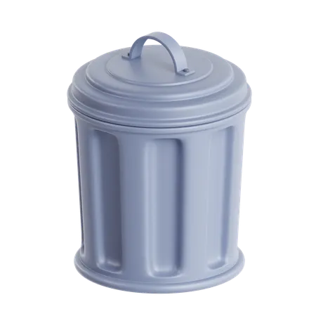 Trash Can  3D Icon