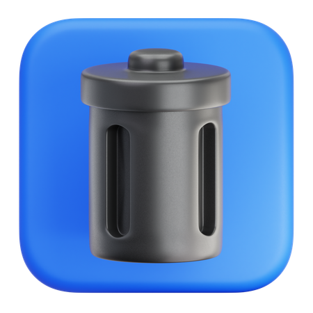 Trash Can  3D Icon