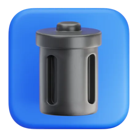 Trash Can  3D Icon