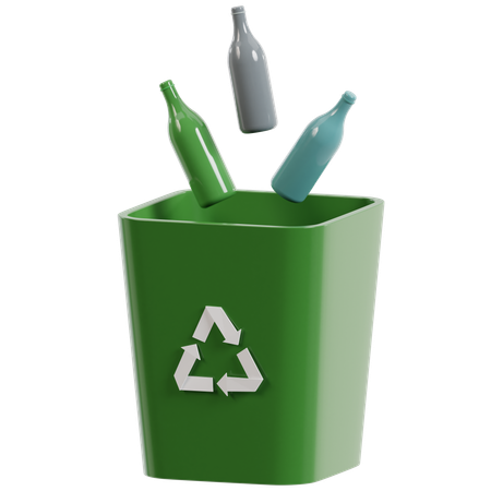 Trash Can  3D Icon