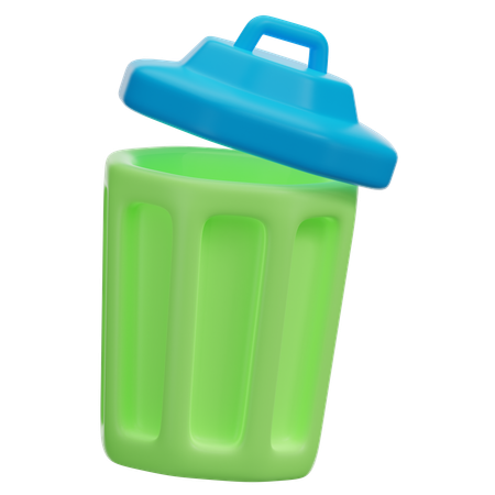 Trash Can  3D Icon