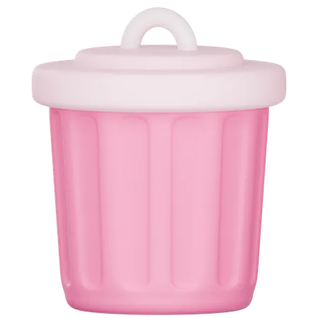 Trash Can  3D Icon