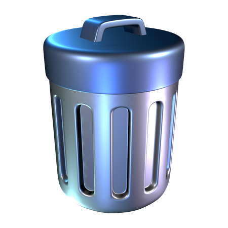 Trash Can  3D Icon