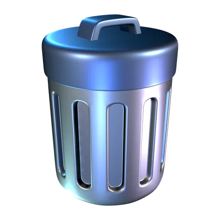 Trash Can  3D Icon