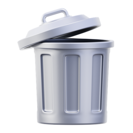 Trash Can  3D Icon