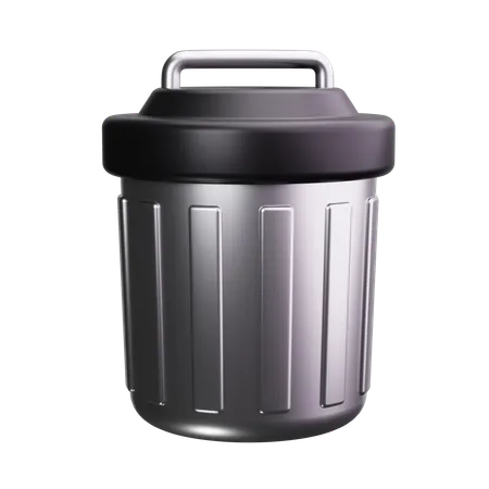 Trash Can  3D Icon