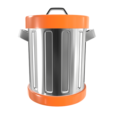 Trash Can  3D Icon