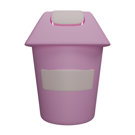 Trash Can  3D Icon