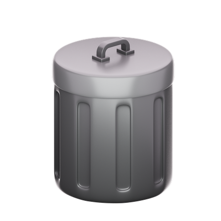 Trash Can  3D Icon