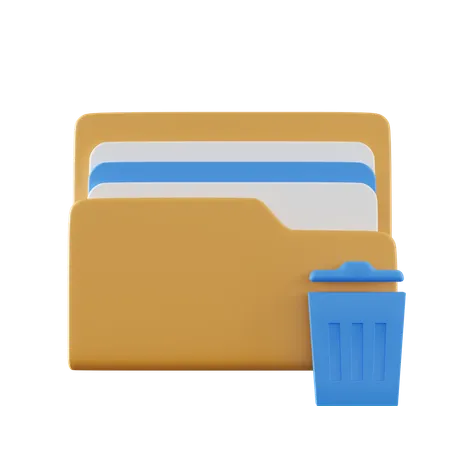 Trash Folder  3D Icon