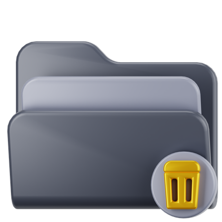 Trash Folder  3D Icon