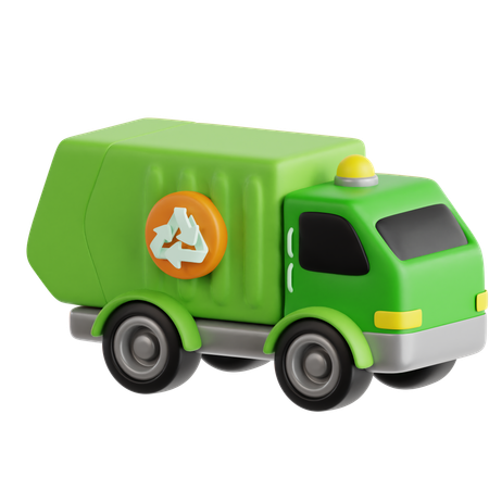 Trash truck  3D Icon