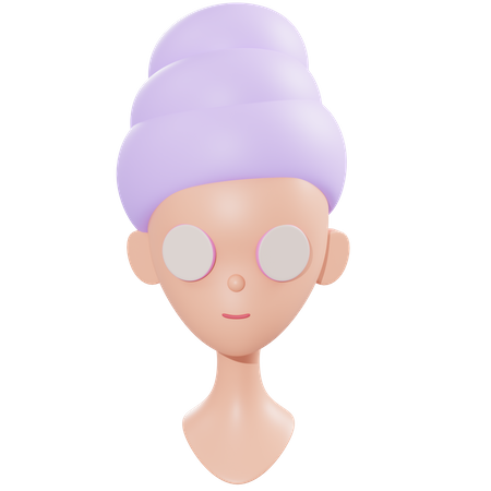 Tratamento facial  3D Icon