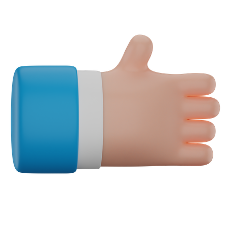 Trato apretón de manos gesto de mano  3D Icon