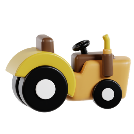 Trator  3D Icon