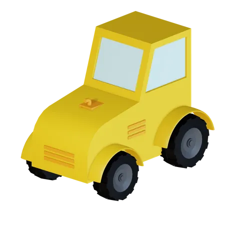 Trator  3D Icon