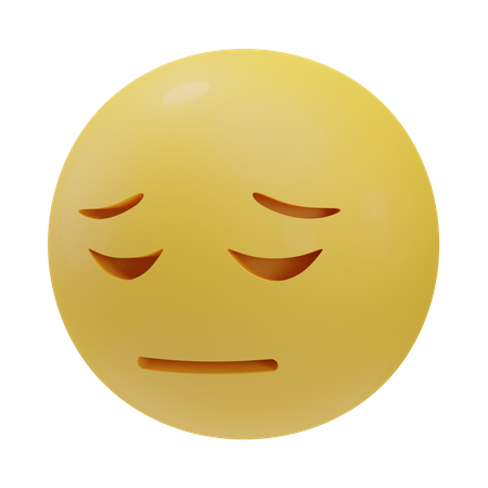 Traurig  3D Emoji