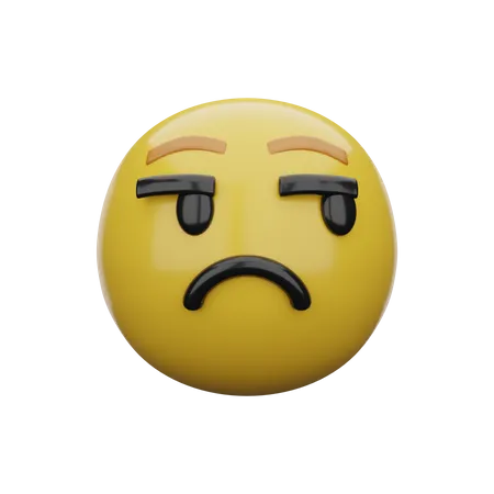 Traurig  3D Emoji