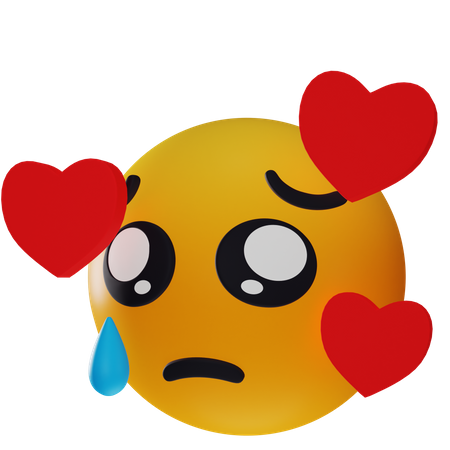 Trauriger Neid-Emoji  3D Icon