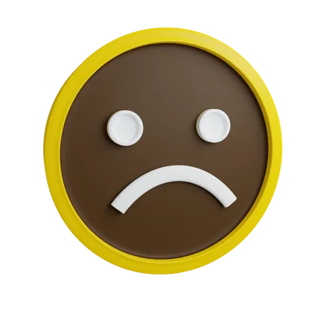 Traurige Feedback-Stimmung  3D Icon