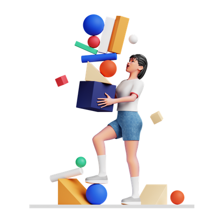 Travail créatif  3D Icon
