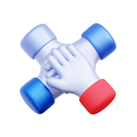 Travail d'équipe  3D Icon