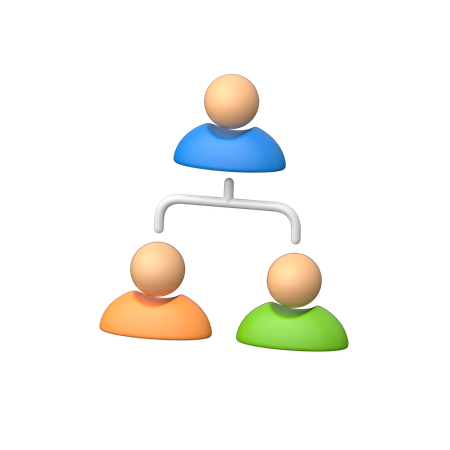 Travail en équipe  3D Icon