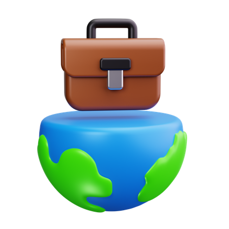 Travail international  3D Icon