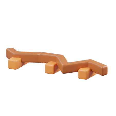 Trave de equilíbrio  3D Icon