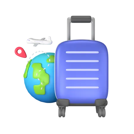 Travel  3D Icon