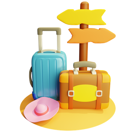 Travel  3D Icon