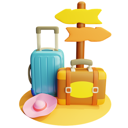Travel 3D Icon