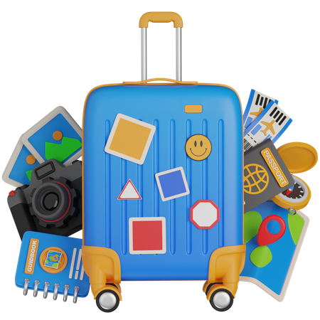 旅行用アクセサリー  3D Icon