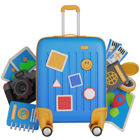 旅行用アクセサリー  3D Icon