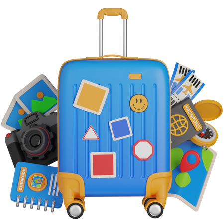 Travel accessories  3D Icon