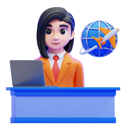 Travel Agency  3D Icon