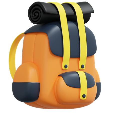 Travel Backpack  3D Icon