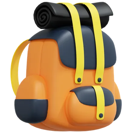 Travel Backpack 3 D Icon Holiday Illustration 3D Icon