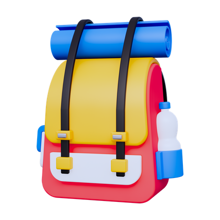 Travel Backpack  3D Icon