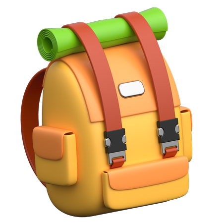 Travel Backpack  3D Icon