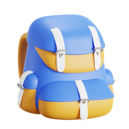 Travel Backpack  3D Icon